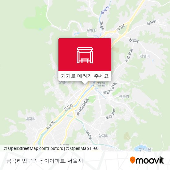 금곡리입구.신동아아파트 지도