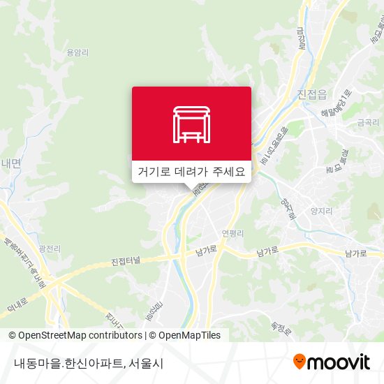 내동마을.한신아파트 지도