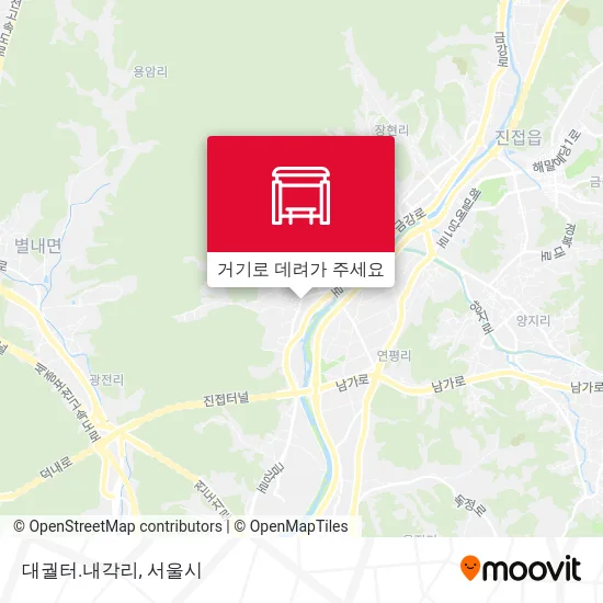 대궐터.내각리 지도