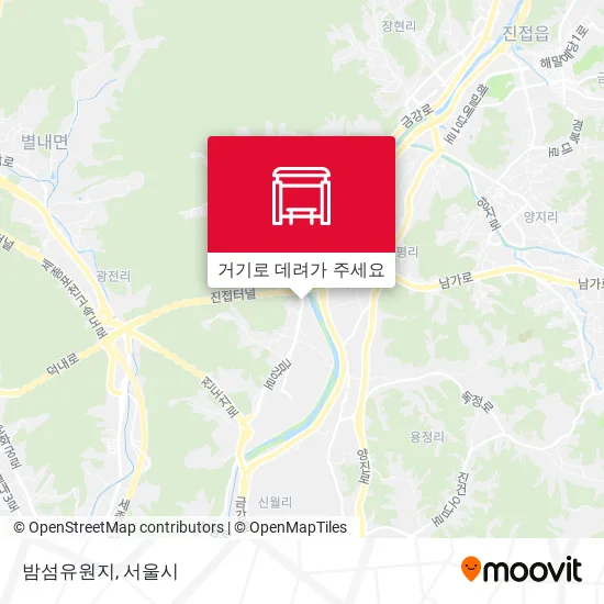 밤섬유원지 지도