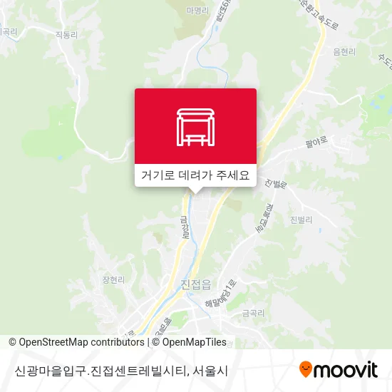 신광마을입구.진접센트레빌시티 지도