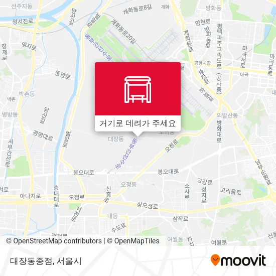 대장동종점 지도