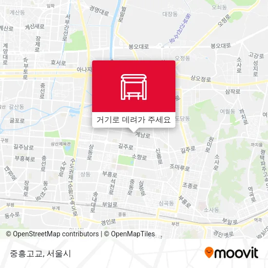 중흥고교 지도