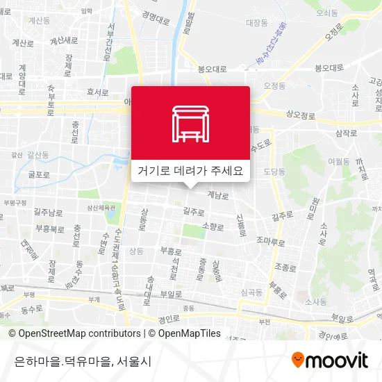 은하마을.덕유마을 지도