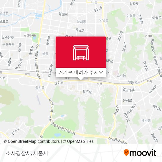 소사경찰서 지도
