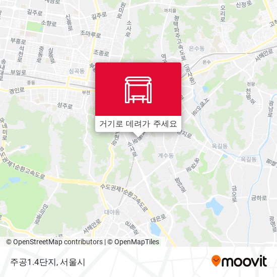 주공1.4단지 지도