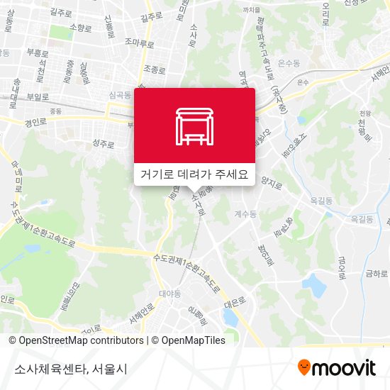 소사체육센타 지도