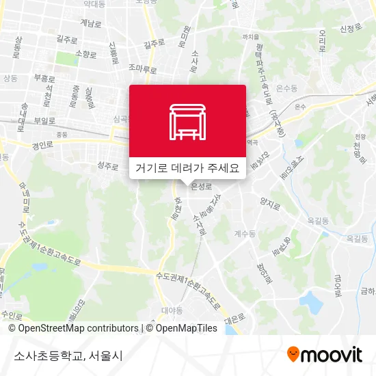 소사초등학교 지도