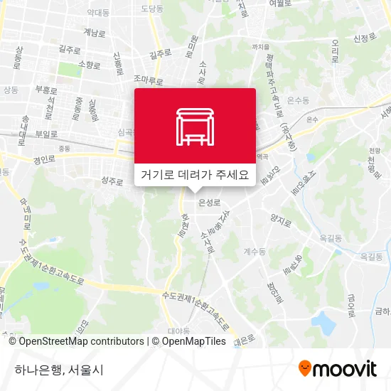 하나은행 지도