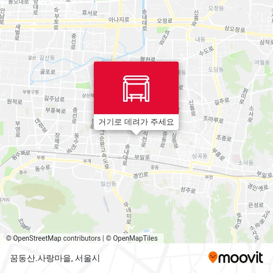 꿈동산.사랑마을 지도