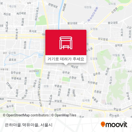 은하마을.덕유마을 지도