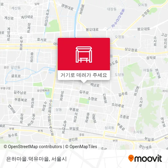 은하마을.덕유마을 지도