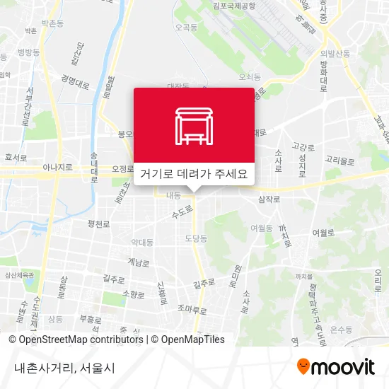 내촌사거리 지도