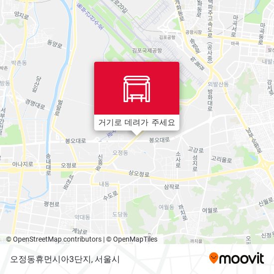 오정동휴먼시아3단지 지도