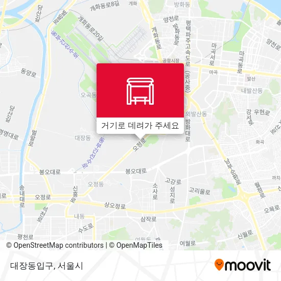 대장동입구 지도