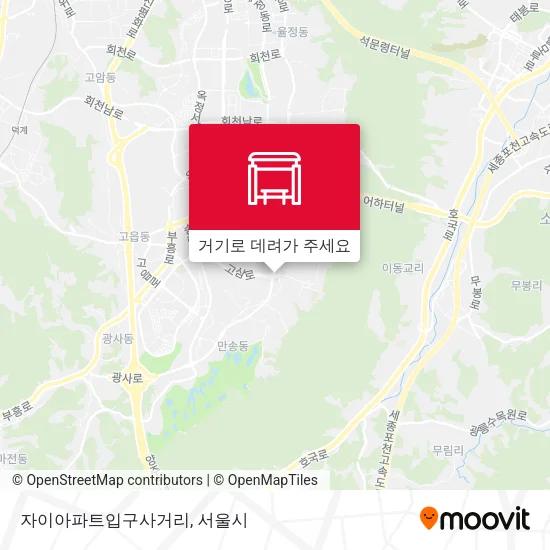 자이아파트입구사거리 지도