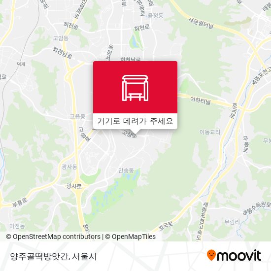 양주골떡방앗간 지도