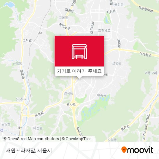 새원프라자앞 지도
