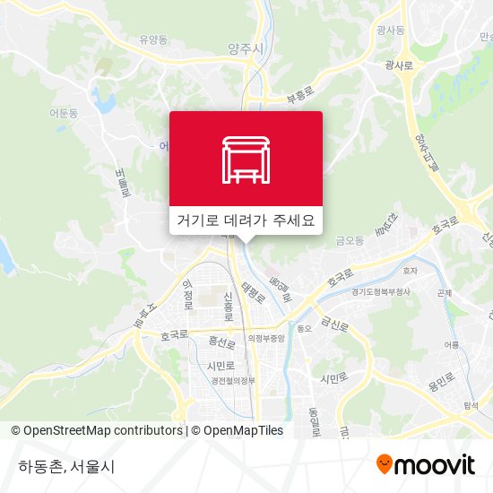 하동촌 지도