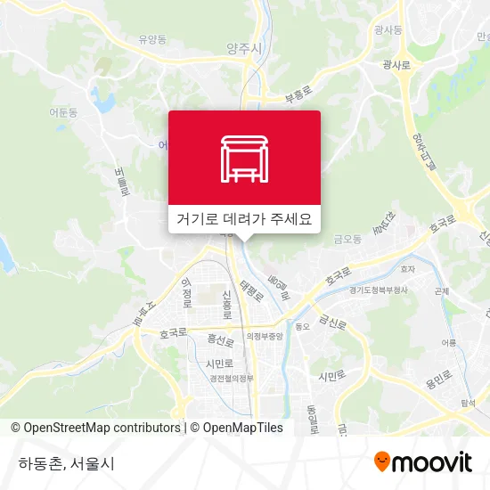 하동촌 지도