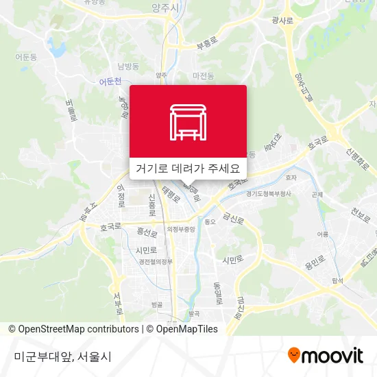 미군부대앞 지도