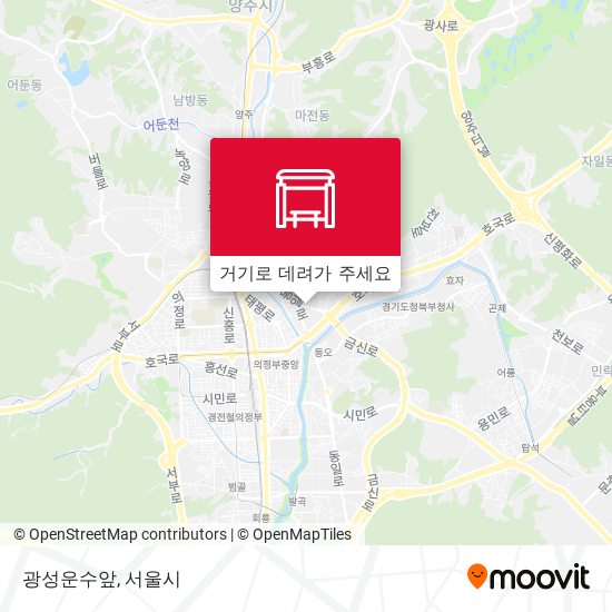 광성운수앞 지도
