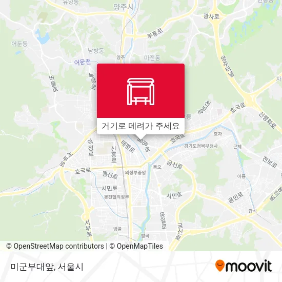 미군부대앞 지도