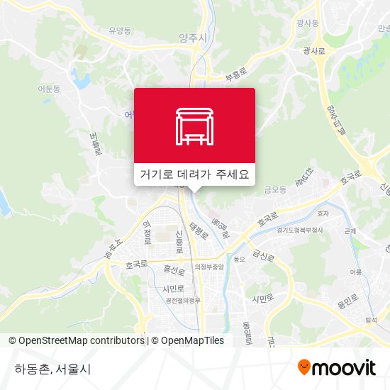 하동촌 지도