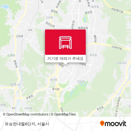 유승한내들6단지 지도