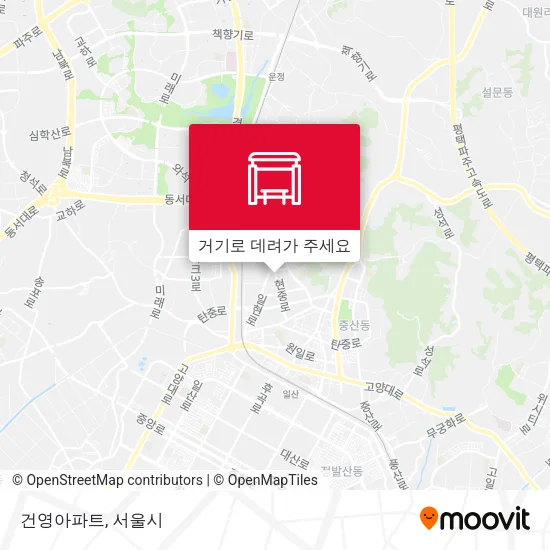 건영아파트 지도