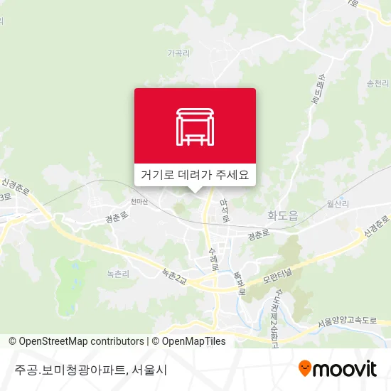 주공.보미청광아파트 지도