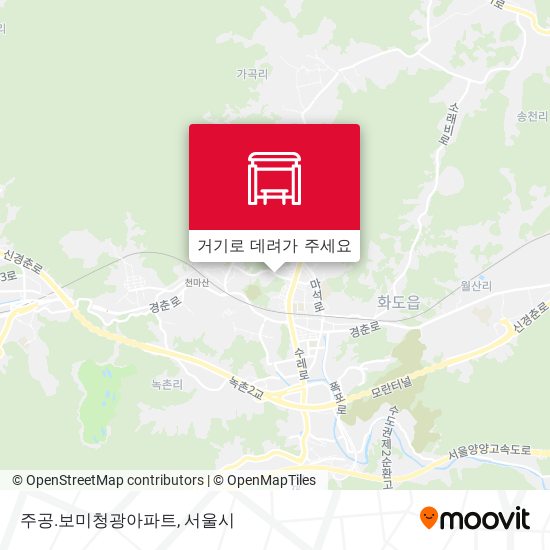 주공.보미청광아파트 지도