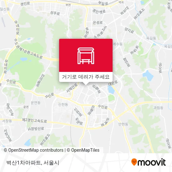 벽산1차아파트 지도
