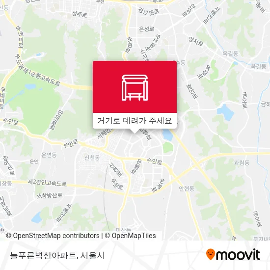 늘푸른벽산아파트 지도