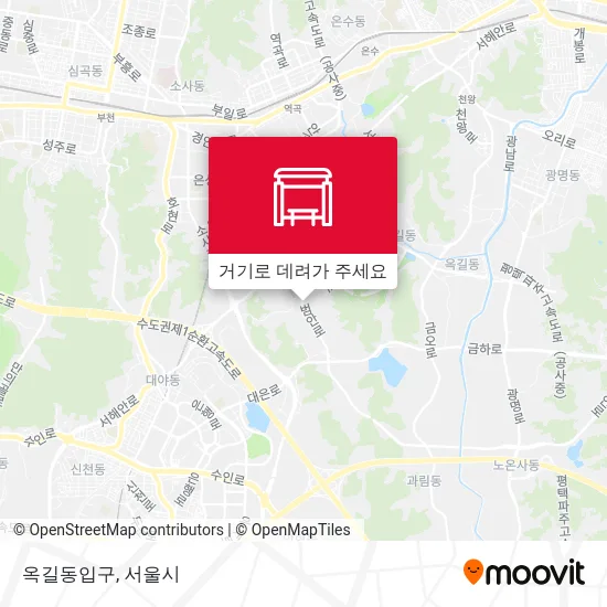 옥길동입구 지도