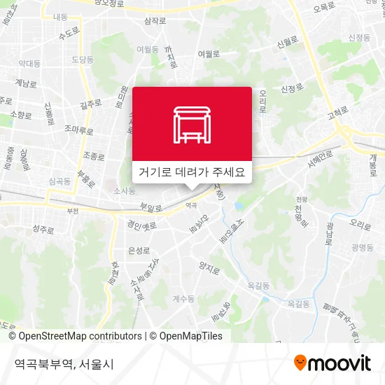 역곡북부역 지도