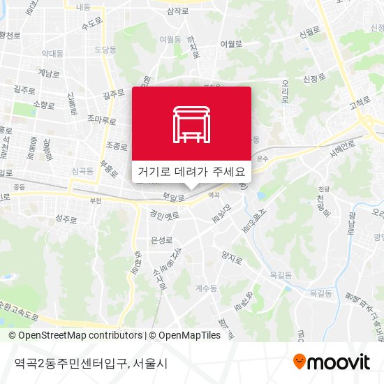 역곡2동주민센터입구 지도