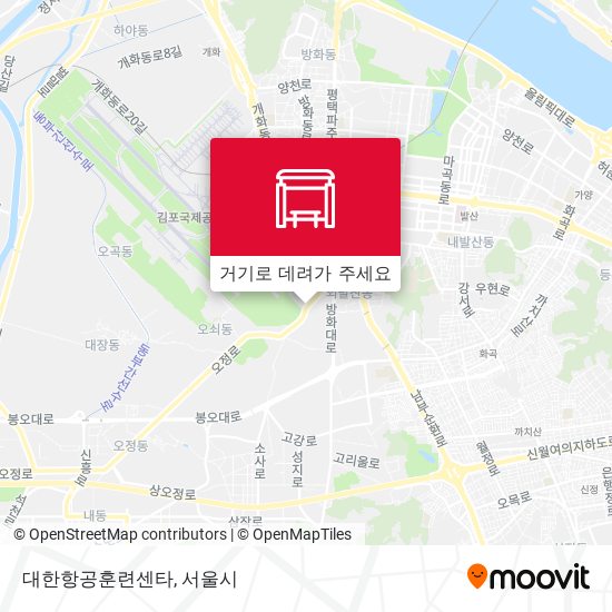 대한항공훈련센타 지도