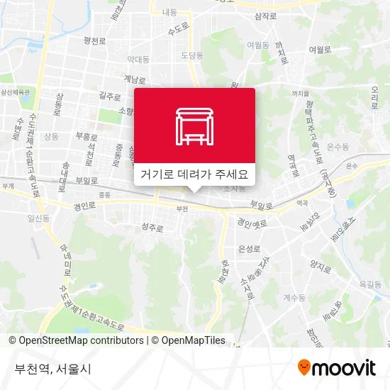 부천역 지도