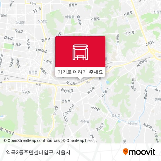 역곡2동주민센터입구 지도
