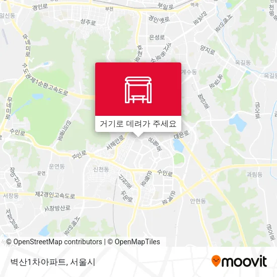 벽산1차아파트 지도