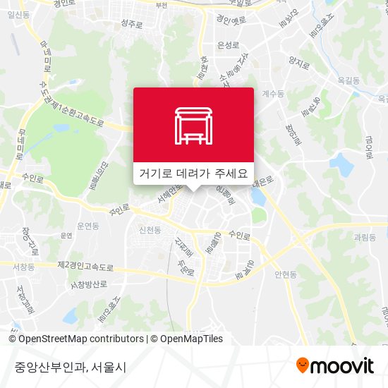 중앙산부인과 지도
