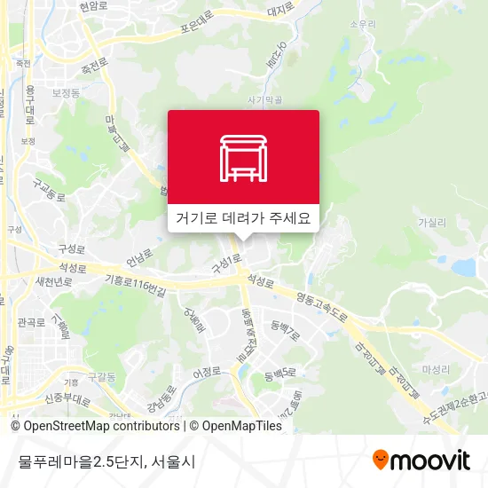 물푸레마을2.5단지 지도