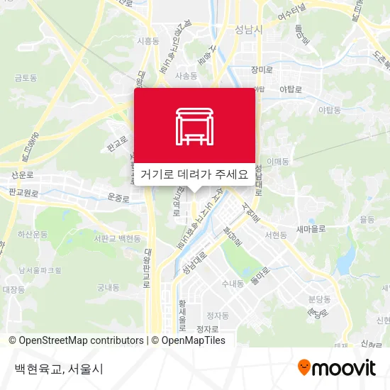 백현육교 지도