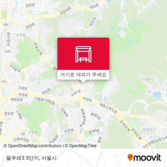 물푸레3.5단지 지도