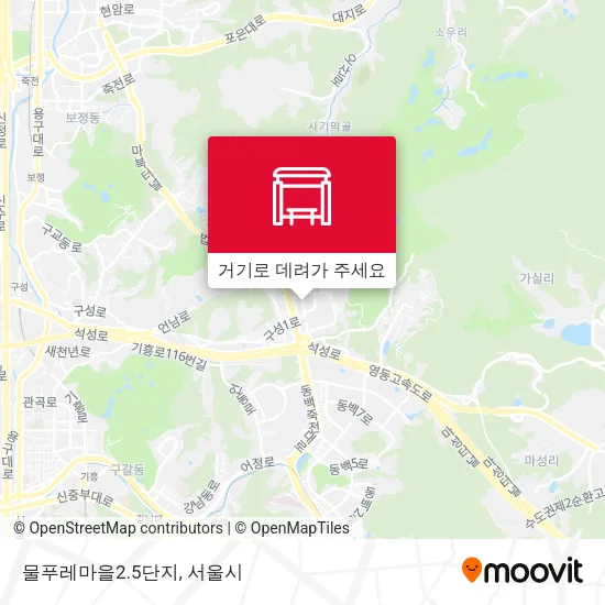 물푸레마을2.5단지 지도