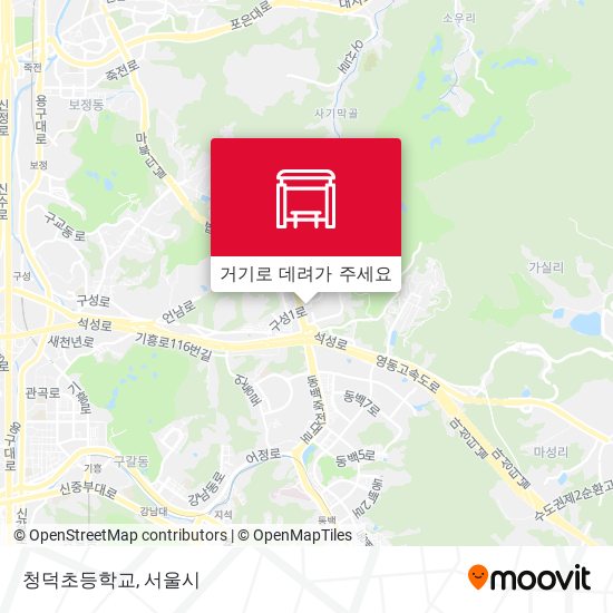 청덕초등학교 지도