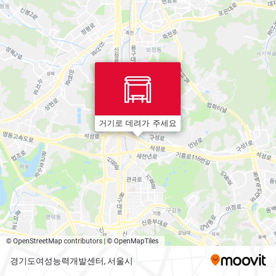 경기도여성능력개발센터 지도