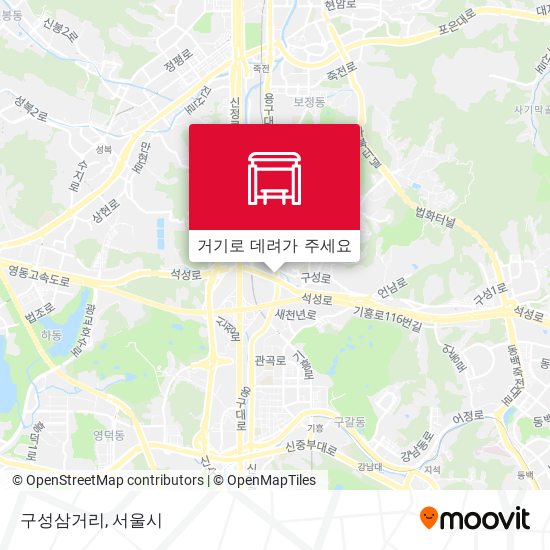 구성삼거리 지도