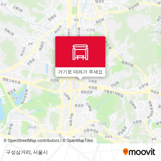 구성삼거리 지도